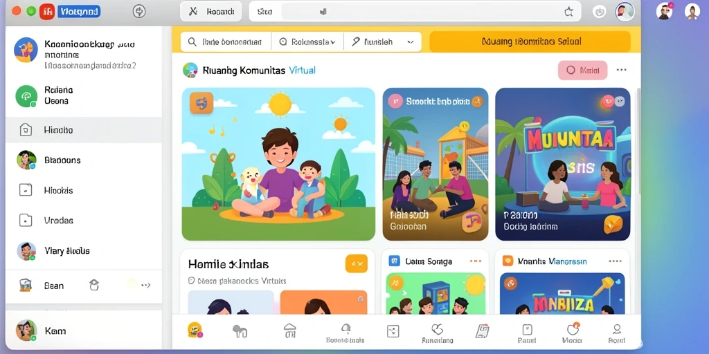 Fitur interaksi antar pemain yang seru.