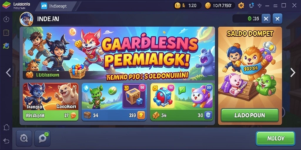 Karakter dengan kemampuan unik siap beraksi.